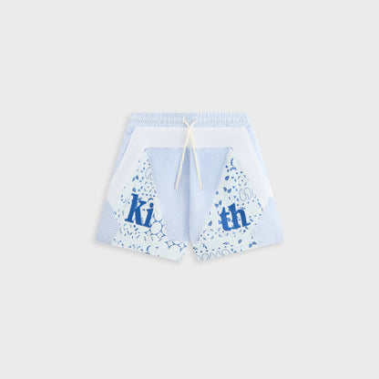 Kids Kith Kith Kids Patchwork Turbo Short - Larimar