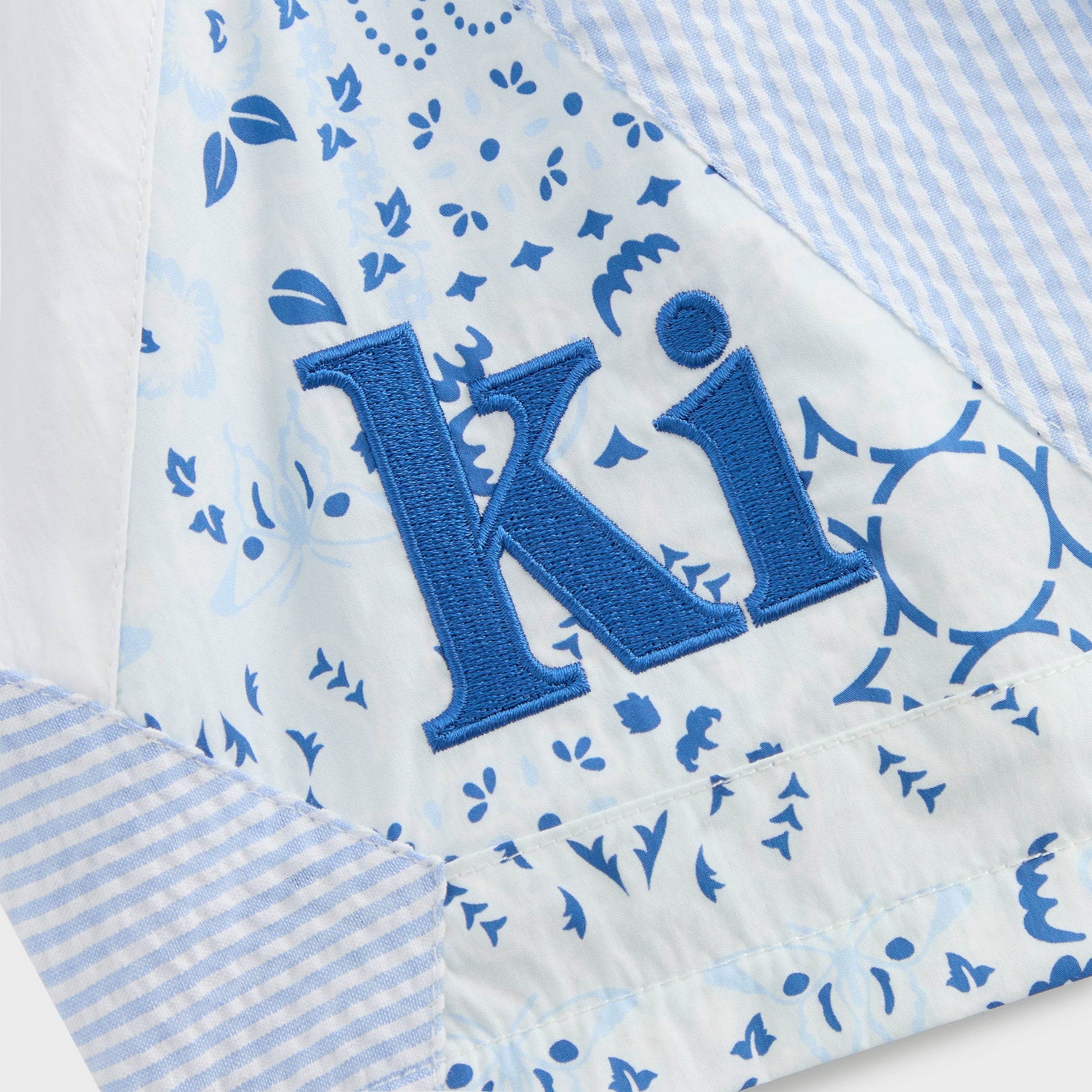 Kids Kith Kith Kids Patchwork Turbo Short - Larimar