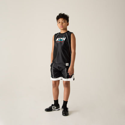 Kids Kith Kith Kids NY to the World Unisphere Faille Jersey - Black