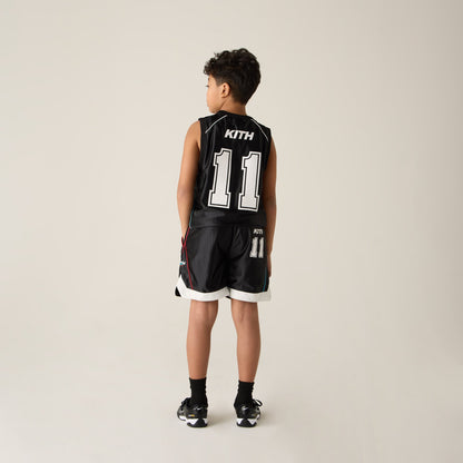 Kids Kith Kith Kids NY to the World Unisphere Faille Jersey - Black