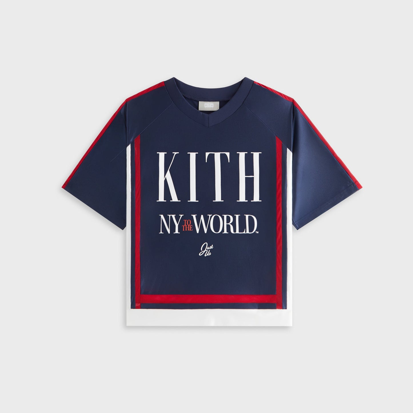 Kids Kith Kith Kids NY to the World Faille Leon Jersey - Nocturnal