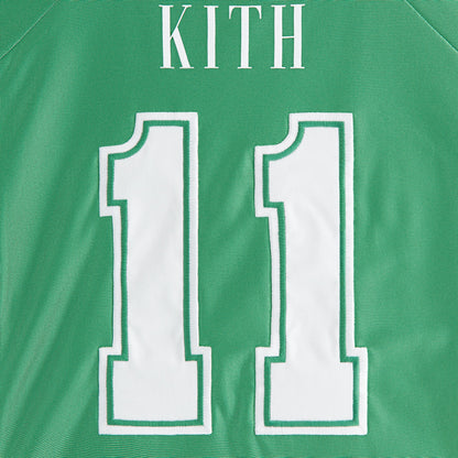 Kids Kith Kith Kids NY to the World Faille Leon Jersey - Parrot