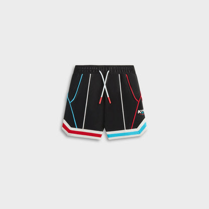 Kids Kith Kith Baby New York to the World Unisphere Faille Short - Black