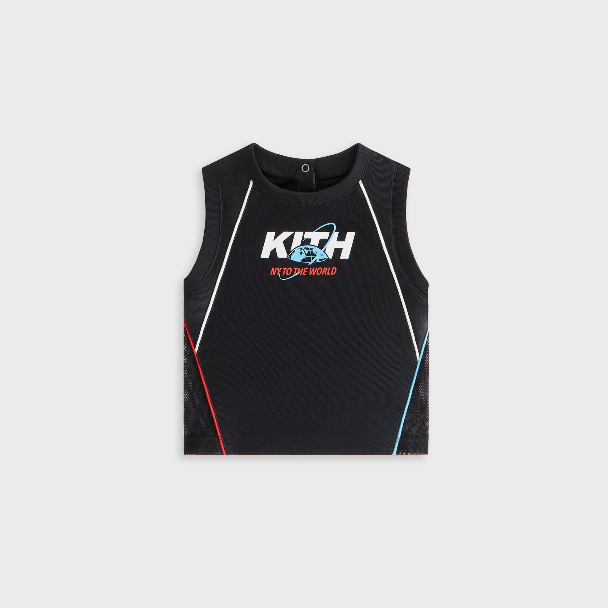 Kids Kith Kith Baby New York to the World Unisphere Faille Jersey - Black