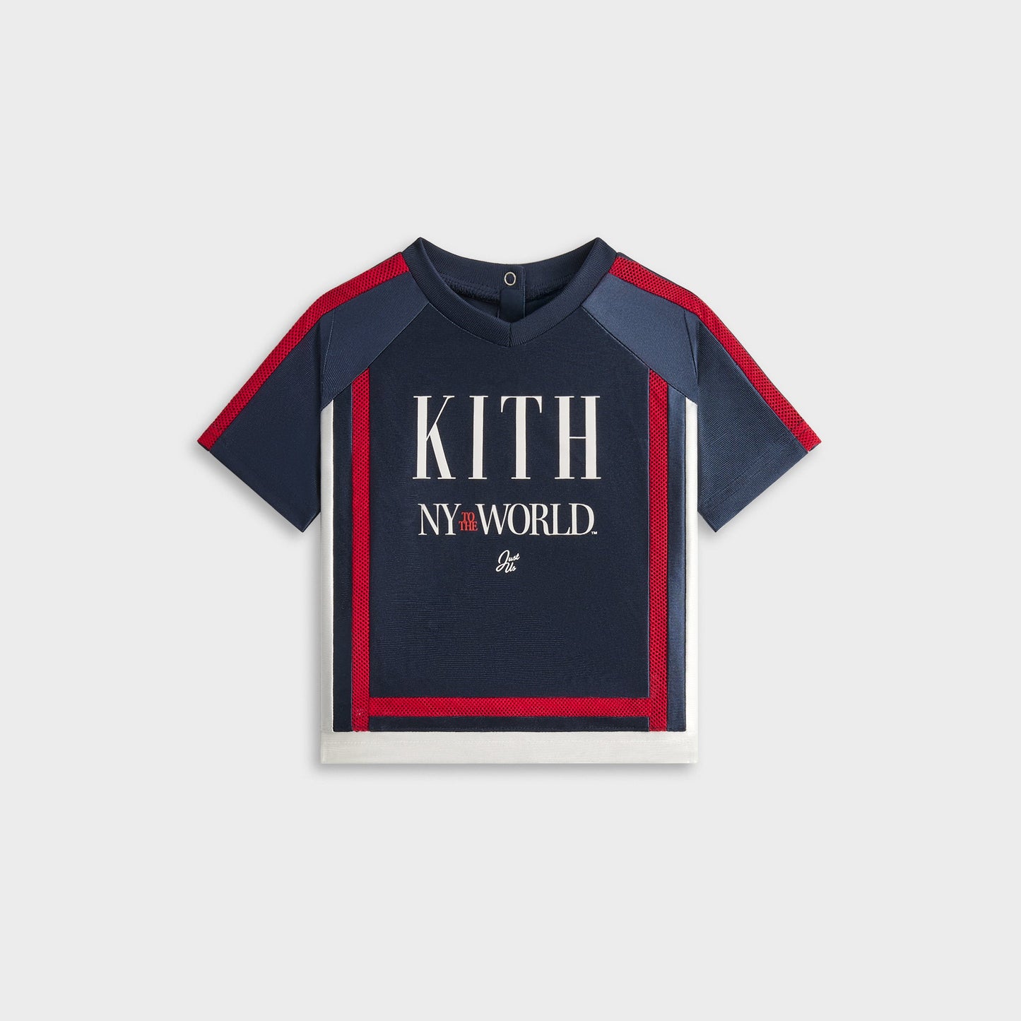 Kids Kith Kith Baby New York to the World Faille Leon Jersey - Nocturnal