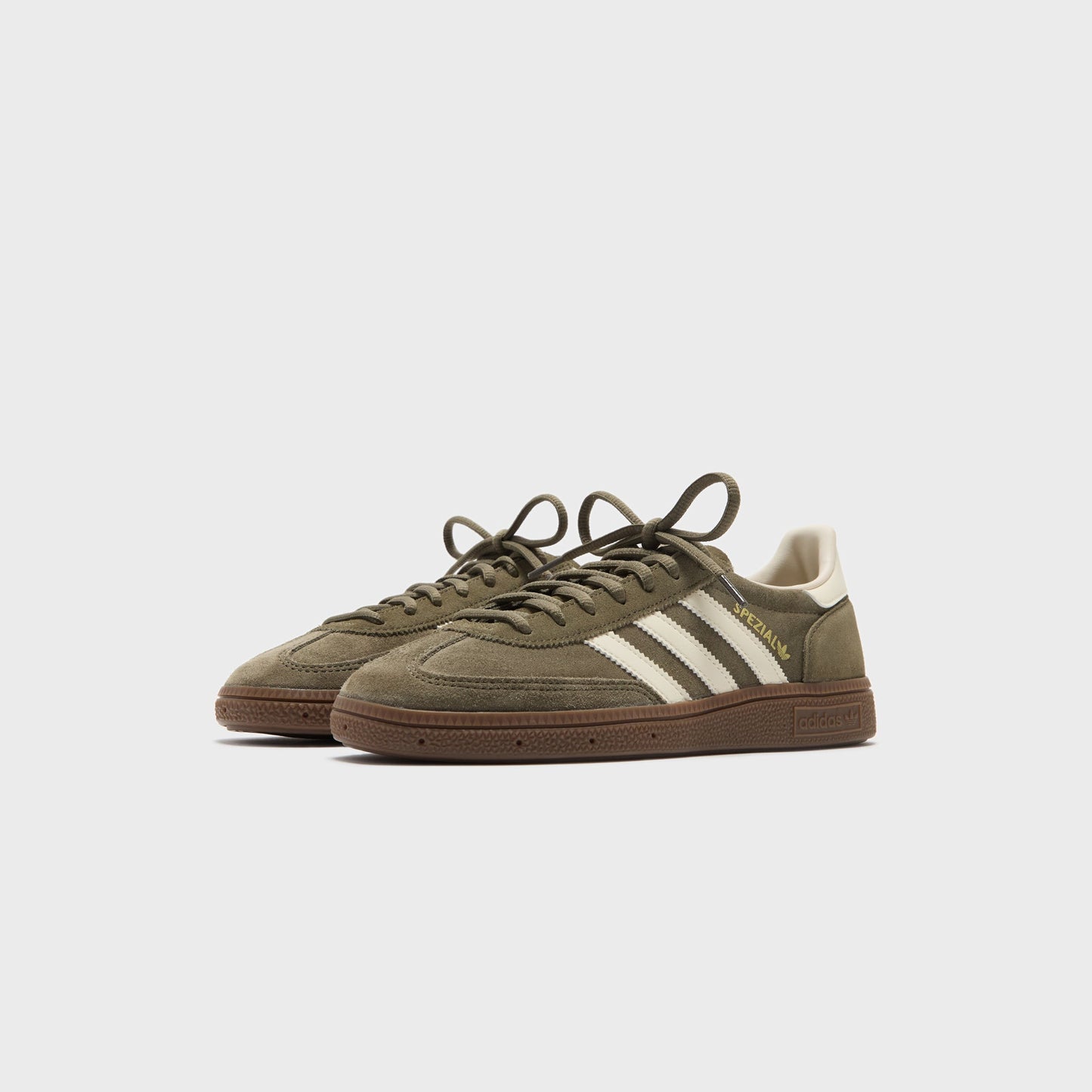 Men Kith adidas Handball Spezial - Olive Strata / Cream White / Gum5