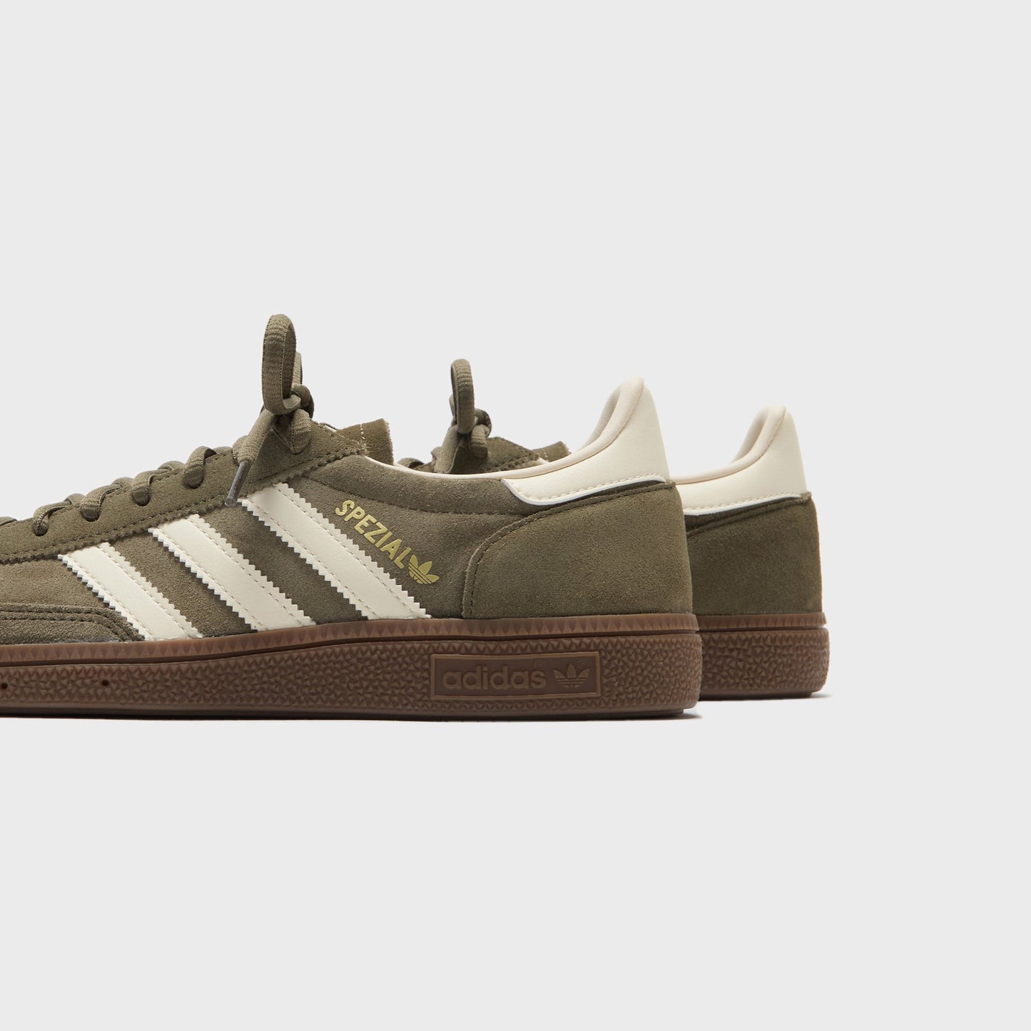 Men Kith adidas Handball Spezial - Olive Strata / Cream White / Gum5