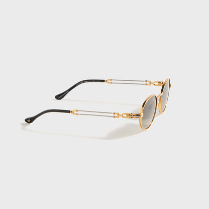 Men Kith Vintage Frames Pac Double Rope Edition 18KT Two-Tone - Gold / Grey