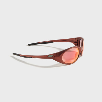 Men Kith Oakley Eye Jacket Redux - Fire Orange / Prizm Trail Torch Lens