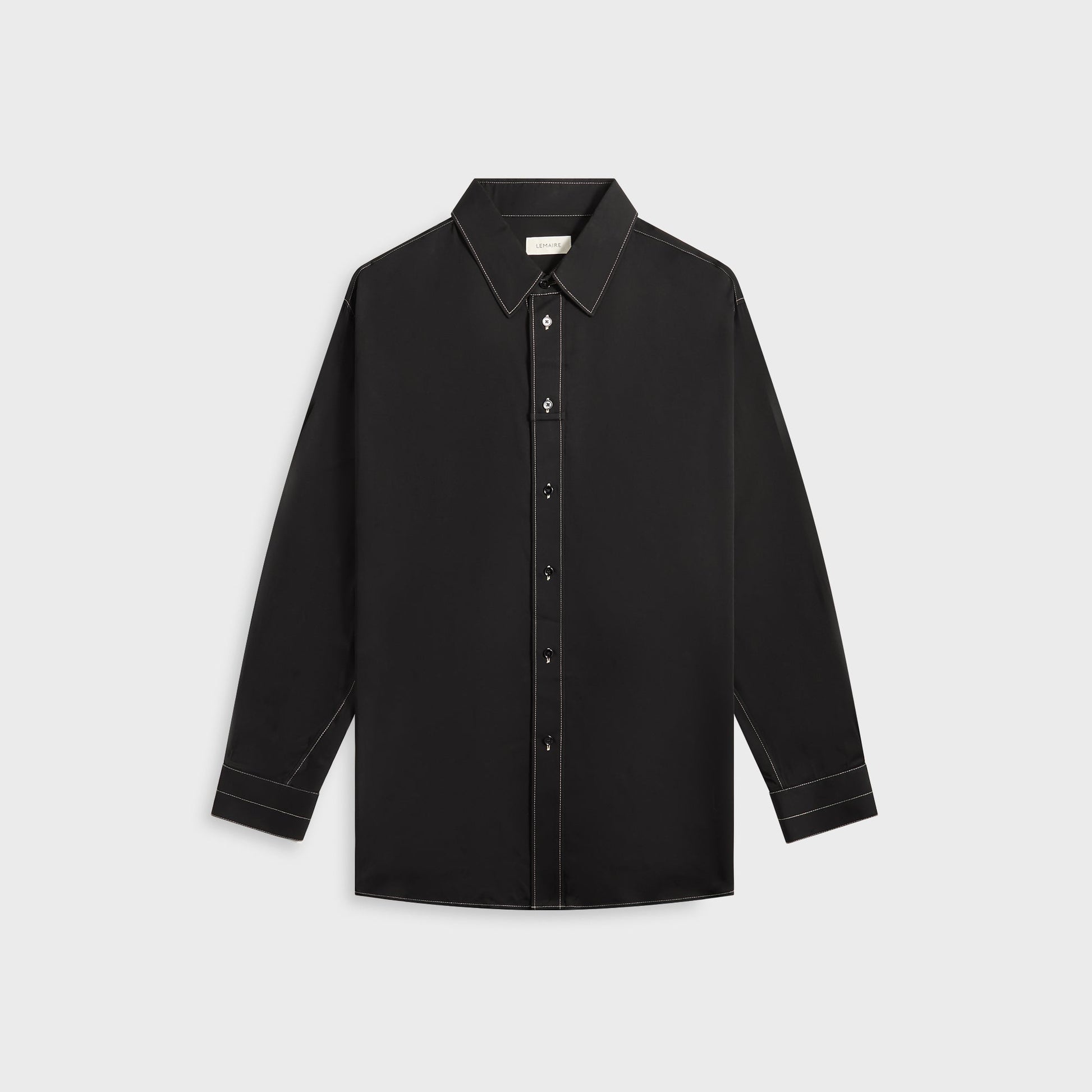 Men Kith Lemaire Loop Shirt - Black