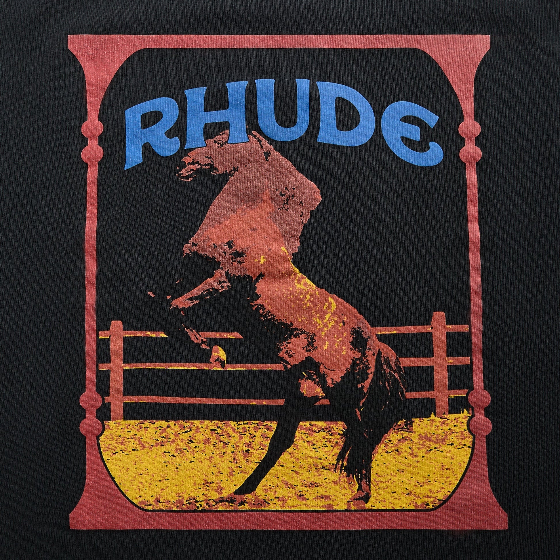Men Kith Rhude Cadre Tee - Vintage Black