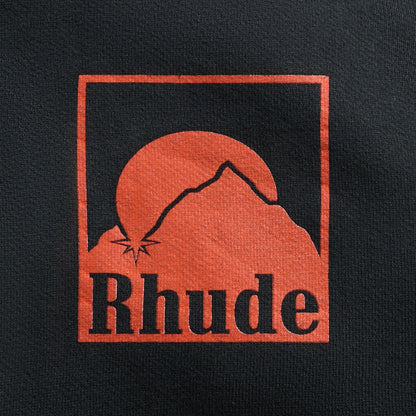 Men Kith Rhude Moonlight Badge Full-Zip Hoodie - Vintage Black
