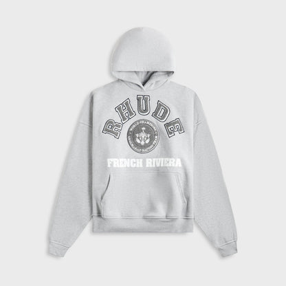 Men Kith Rhude French Riviera Patch Hoodie - Heather Gray