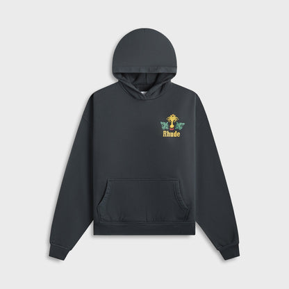 Men Kith Rhude Tabaco Hoodie - Black