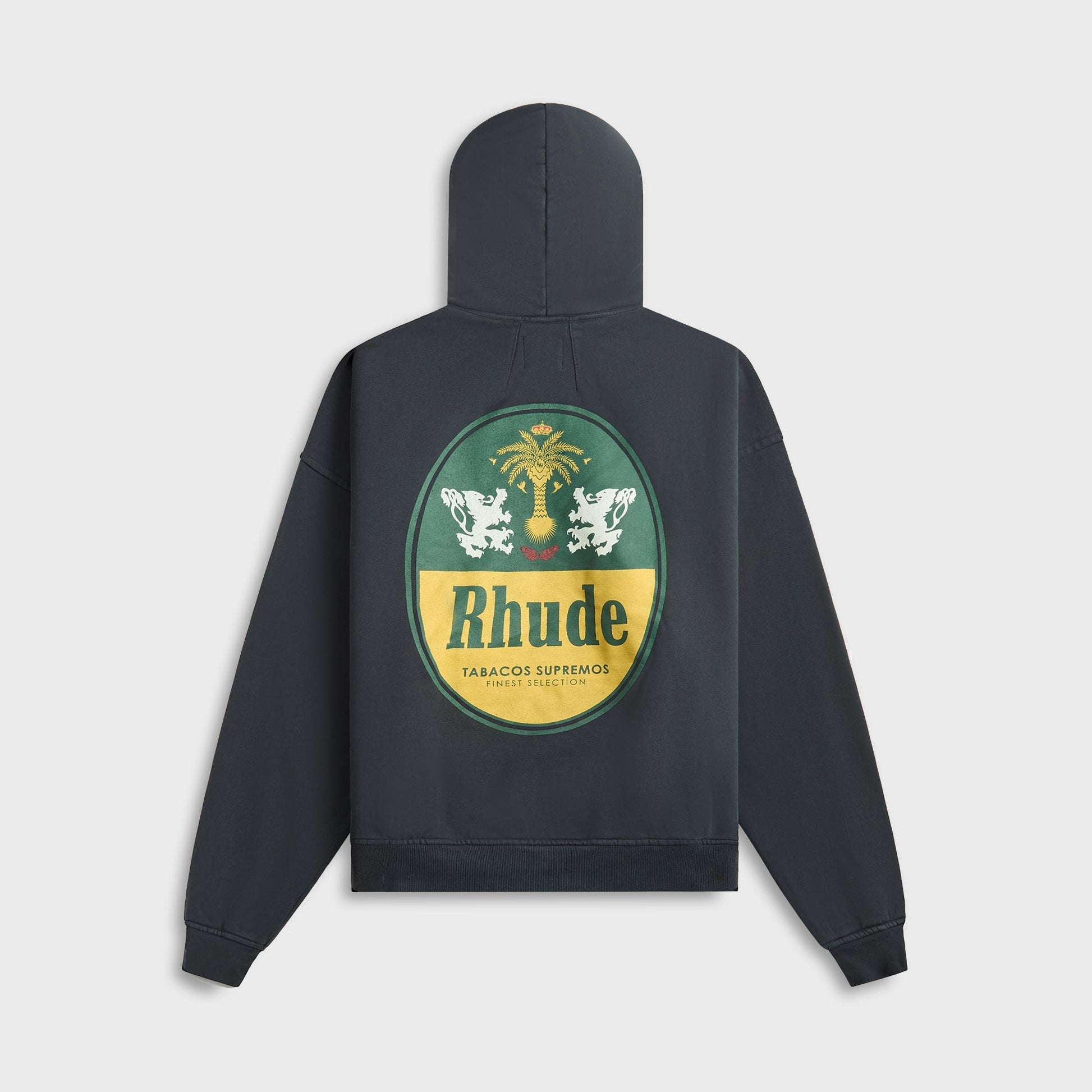 Men Kith Rhude Tabaco Hoodie - Black