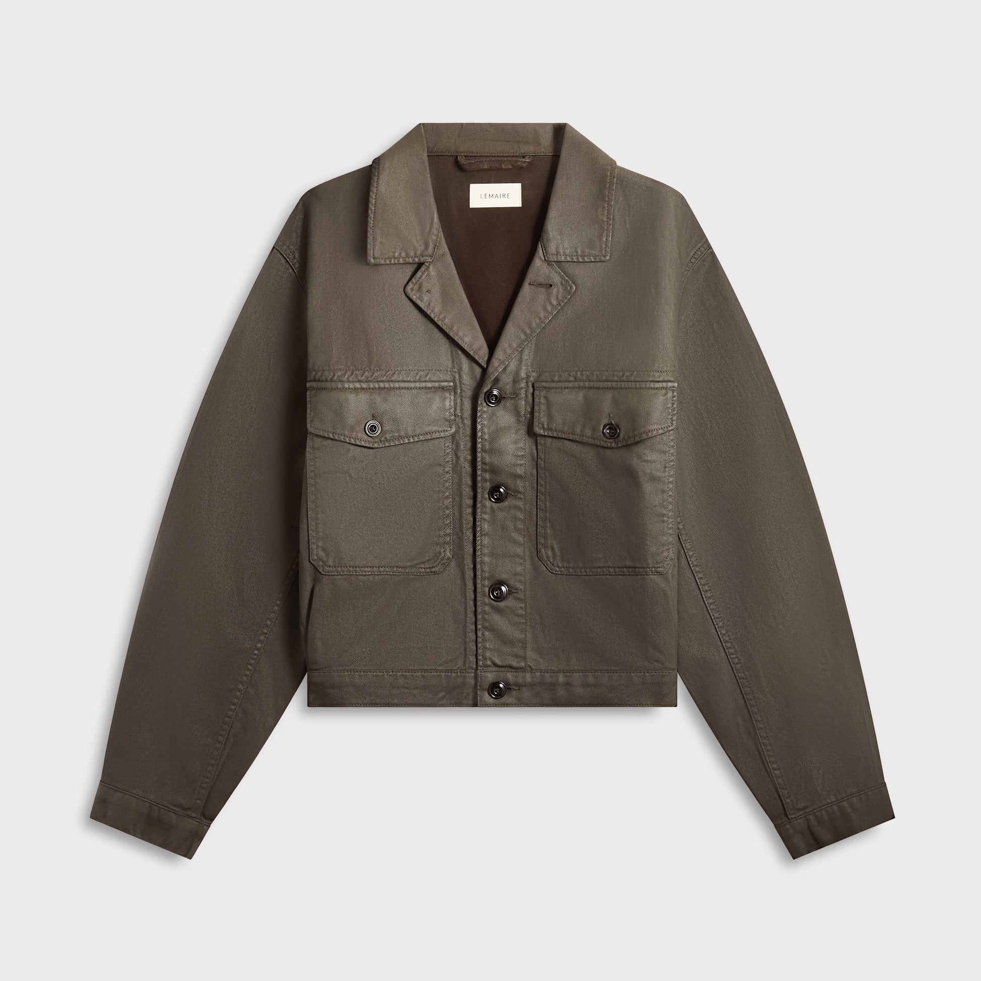 Men Kith Lemaire Trucker Jacket - Dark Chocolate