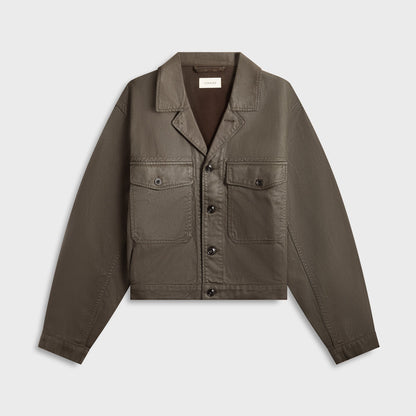 Men Kith Lemaire Trucker Jacket - Dark Chocolate