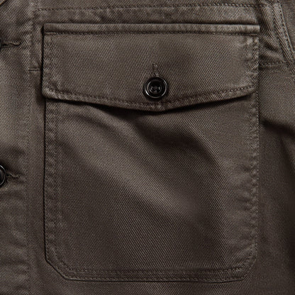 Men Kith Lemaire Trucker Jacket - Dark Chocolate