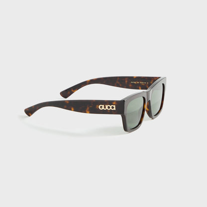 Men Kith Gucci Rectangle Frames - Tortoise