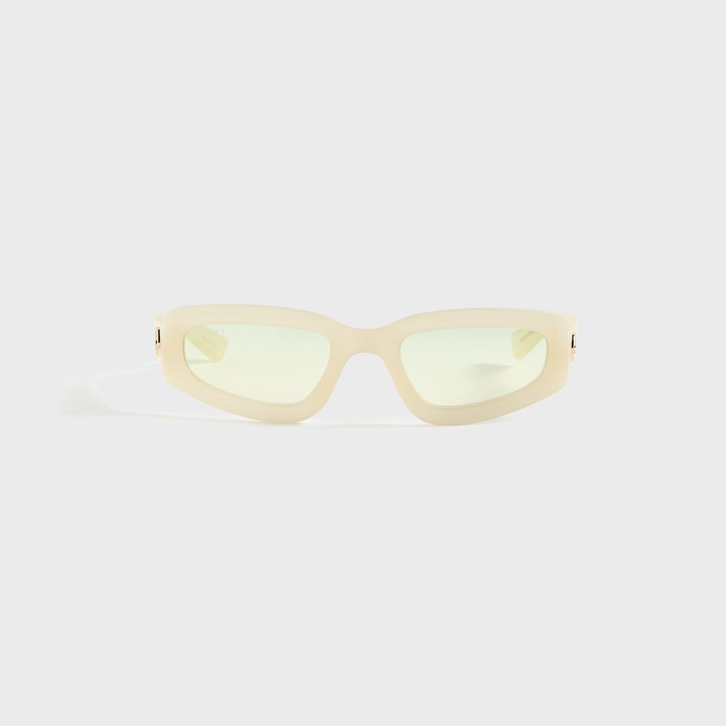 Men Kith Gucci Rectangle Frames - Yellow