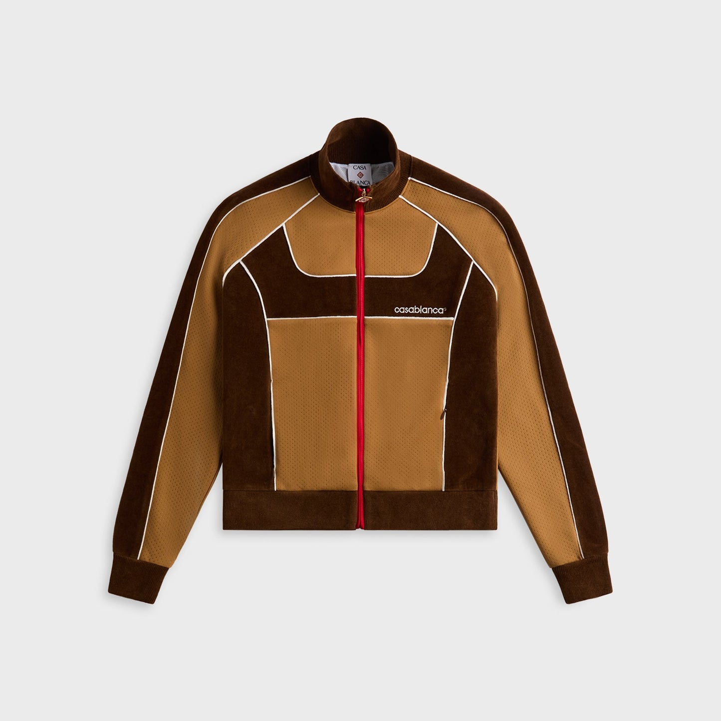 Women Kith Casablanca Chenille Panelled Track Jacket - Beige