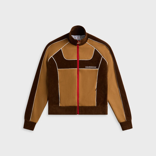 Women Kith Casablanca Chenille Panelled Track Jacket - Beige