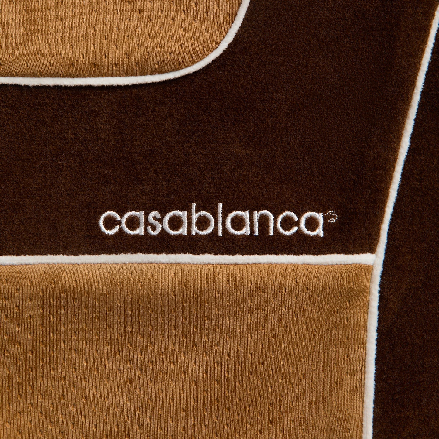 Women Kith Casablanca Chenille Panelled Track Jacket - Beige