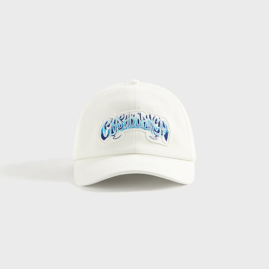 Men Kith Casablanca Blue Gradient Fade Logo Patch Cap - White