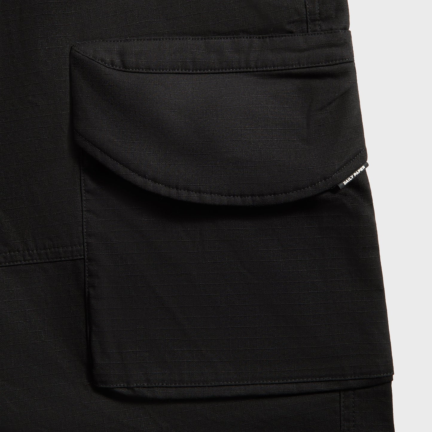Men Kith Daily Paper Cotton Cargo Shorts - Oyster Black