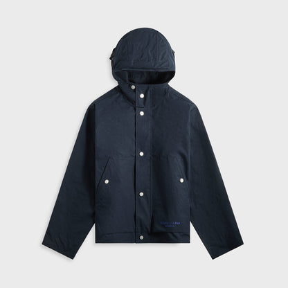 Men Kith Stone Island Aluminum Tela Marina Short Parka - Navy Blue