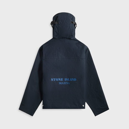 Men Kith Stone Island Aluminum Tela Marina Short Parka - Navy Blue