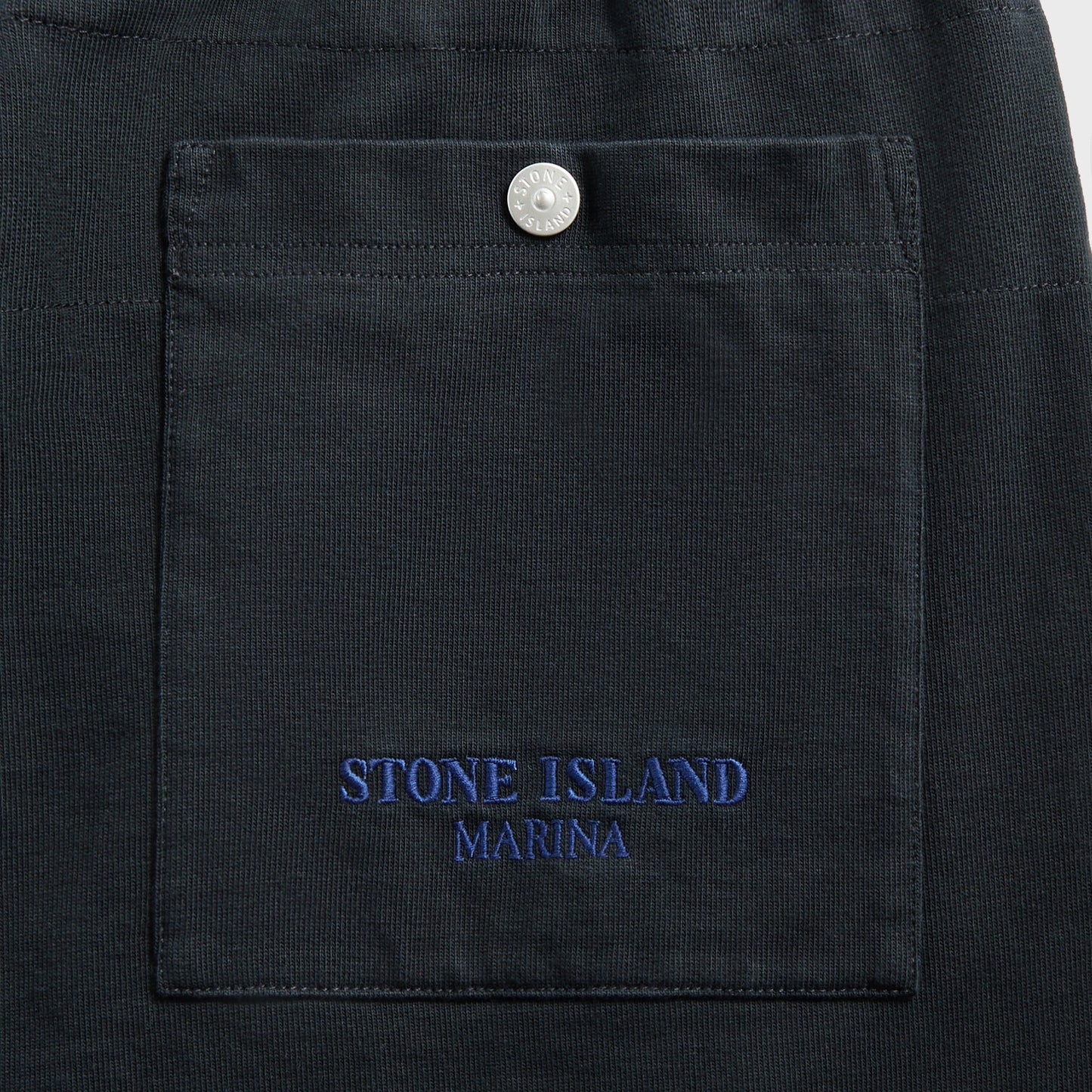 Men Kith Stone Island Combed Organic Cotton Short - Navy