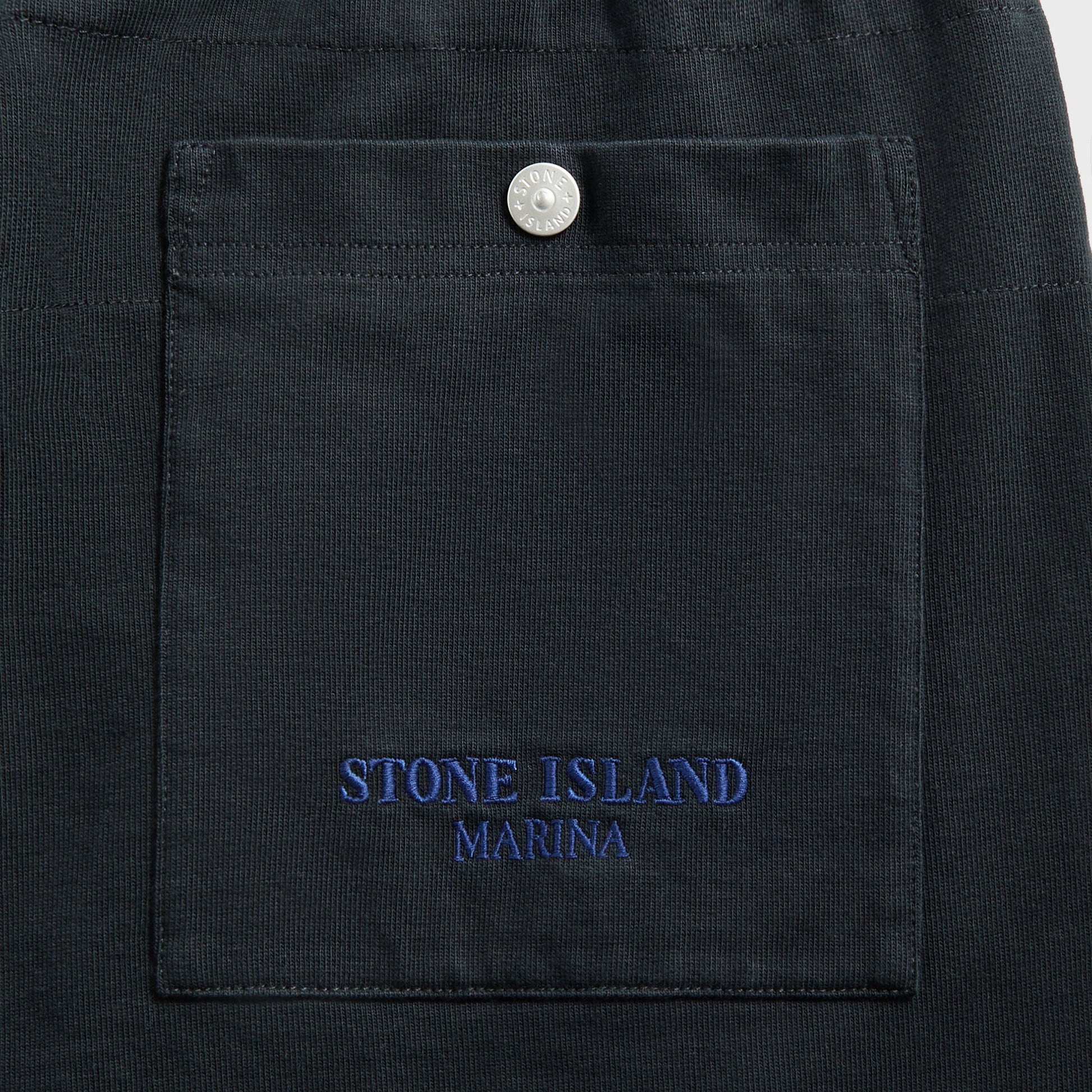 Men Kith Stone Island Combed Organic Cotton Short - Navy