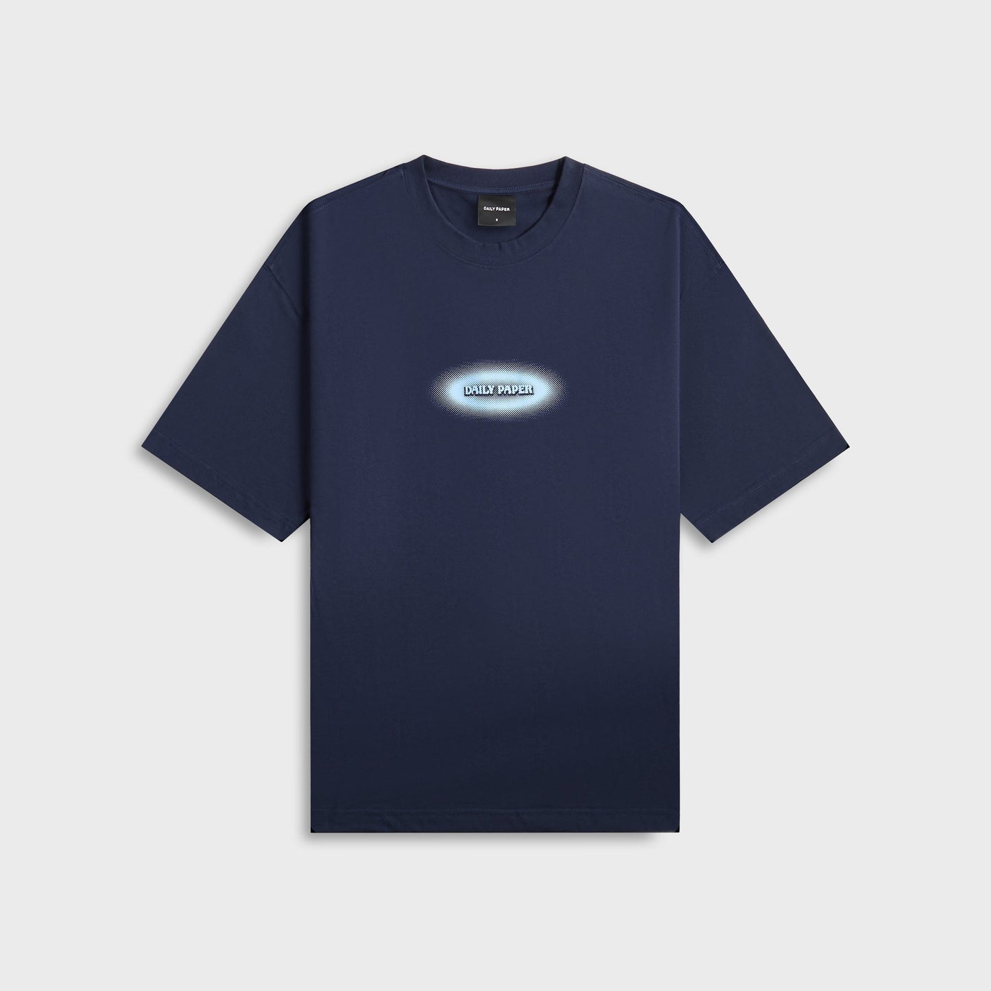 Men Kith Daily Paper Dotted Logo Tee - Martime Blue