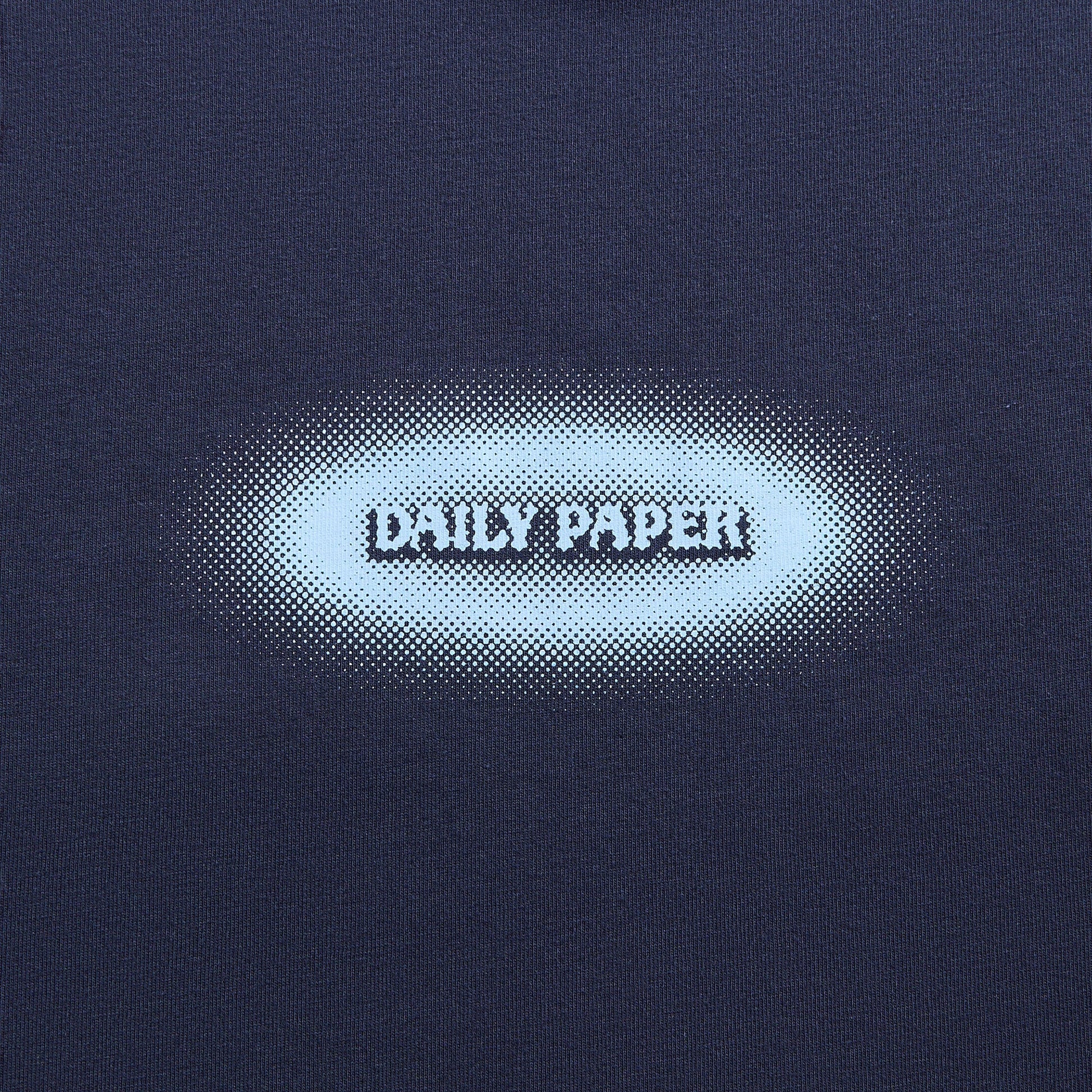 Men Kith Daily Paper Dotted Logo Tee - Martime Blue