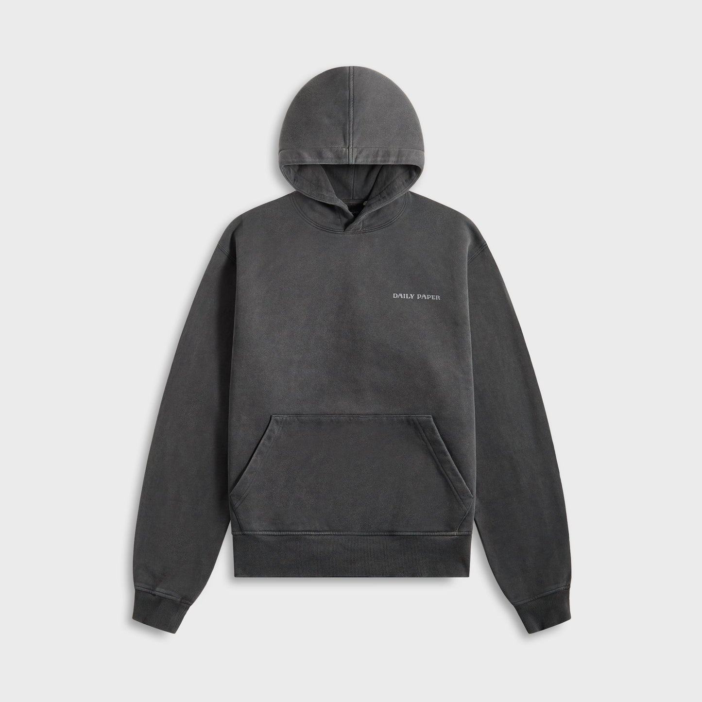 Men Kith Daily Paper Senses Hoodie - Washed Black