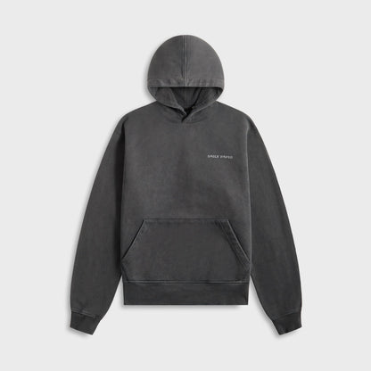 Men Kith Daily Paper Senses Hoodie - Washed Black