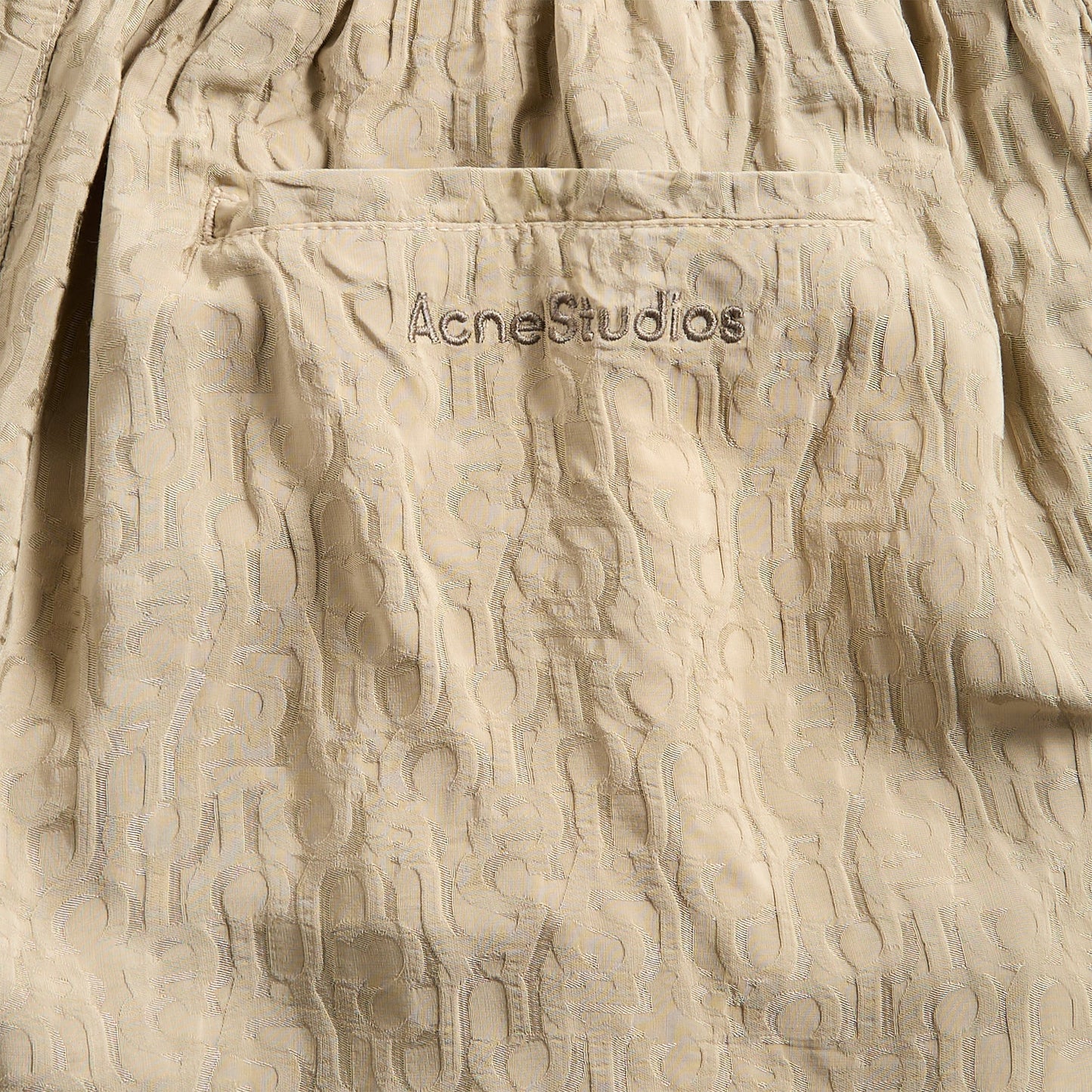 Men Kith Acne Studios Woven Shorts - Warm Grey