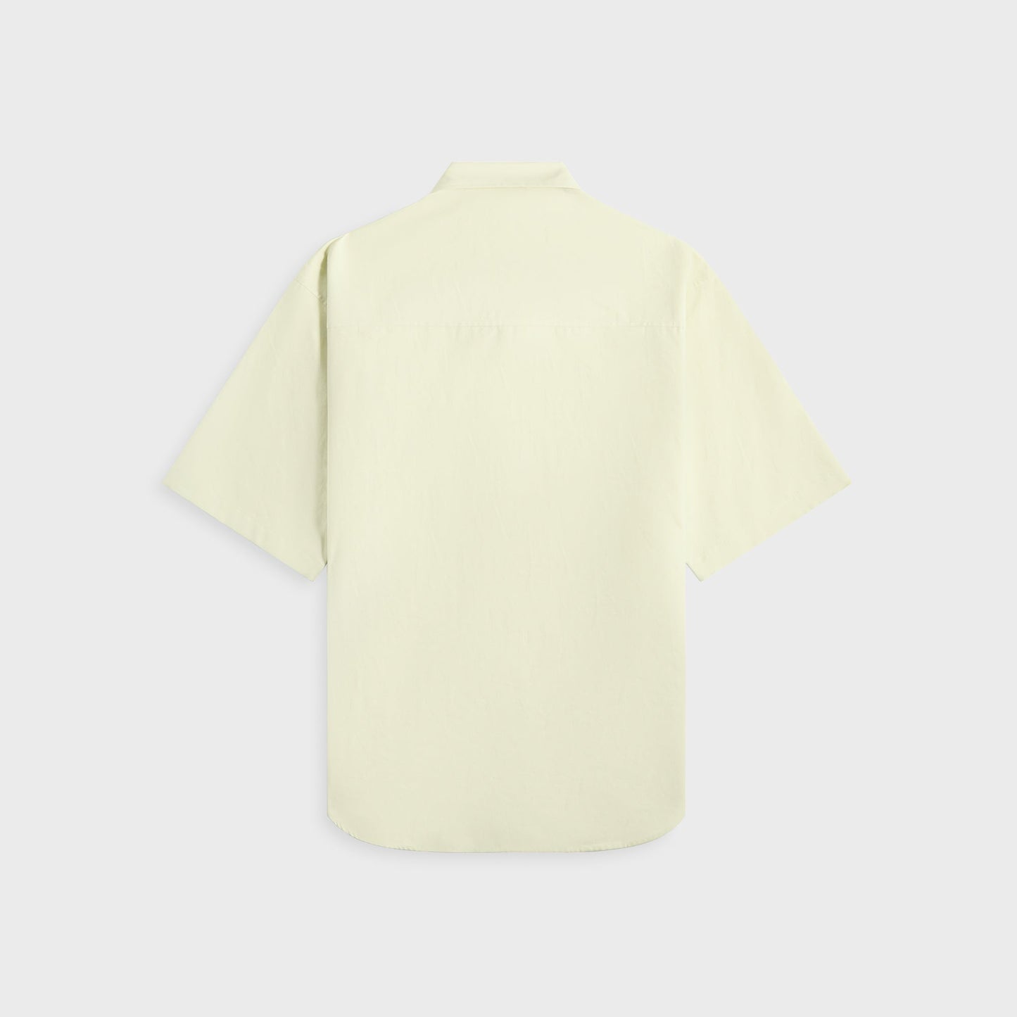 Men Kith Auralee Washed Finx Twill Big Half Sleeved Shirt - Light Green