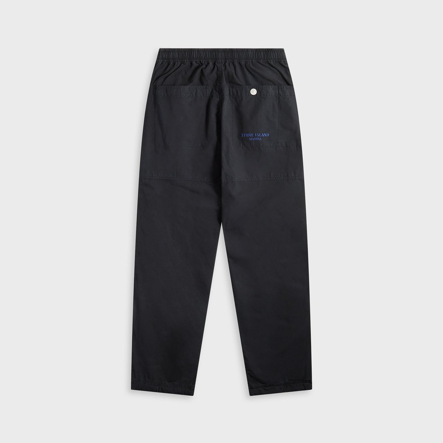 Men Kith Stone Island Organic Cotton Tela Garment Dyed Marina Trouser - Navy Bl