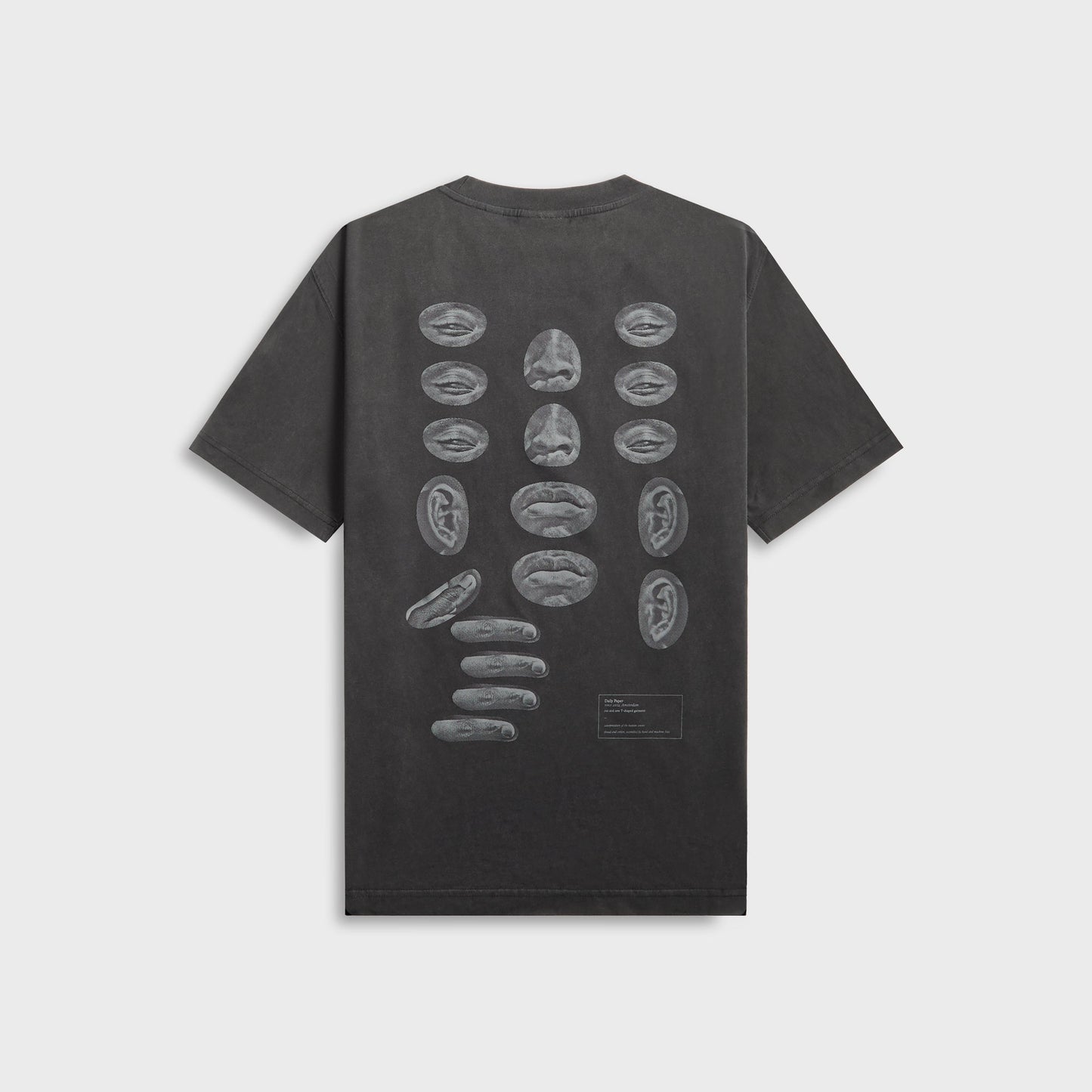 Men Kith Daily Paper Senses Tee - Washed Black