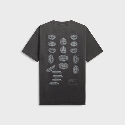 Men Kith Daily Paper Senses Tee - Washed Black
