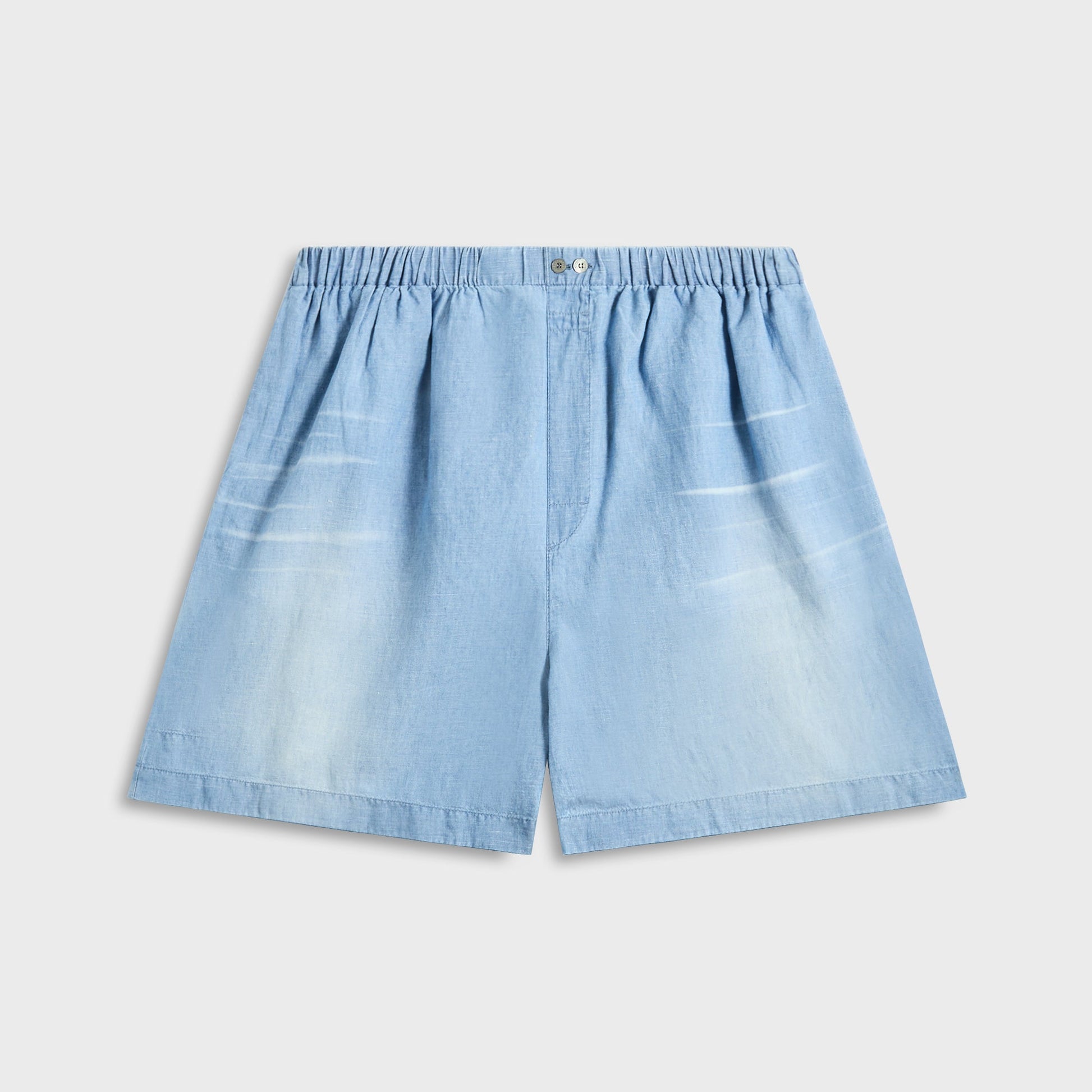 Men Kith Acne Studios Woven Shorts - Mid Blue