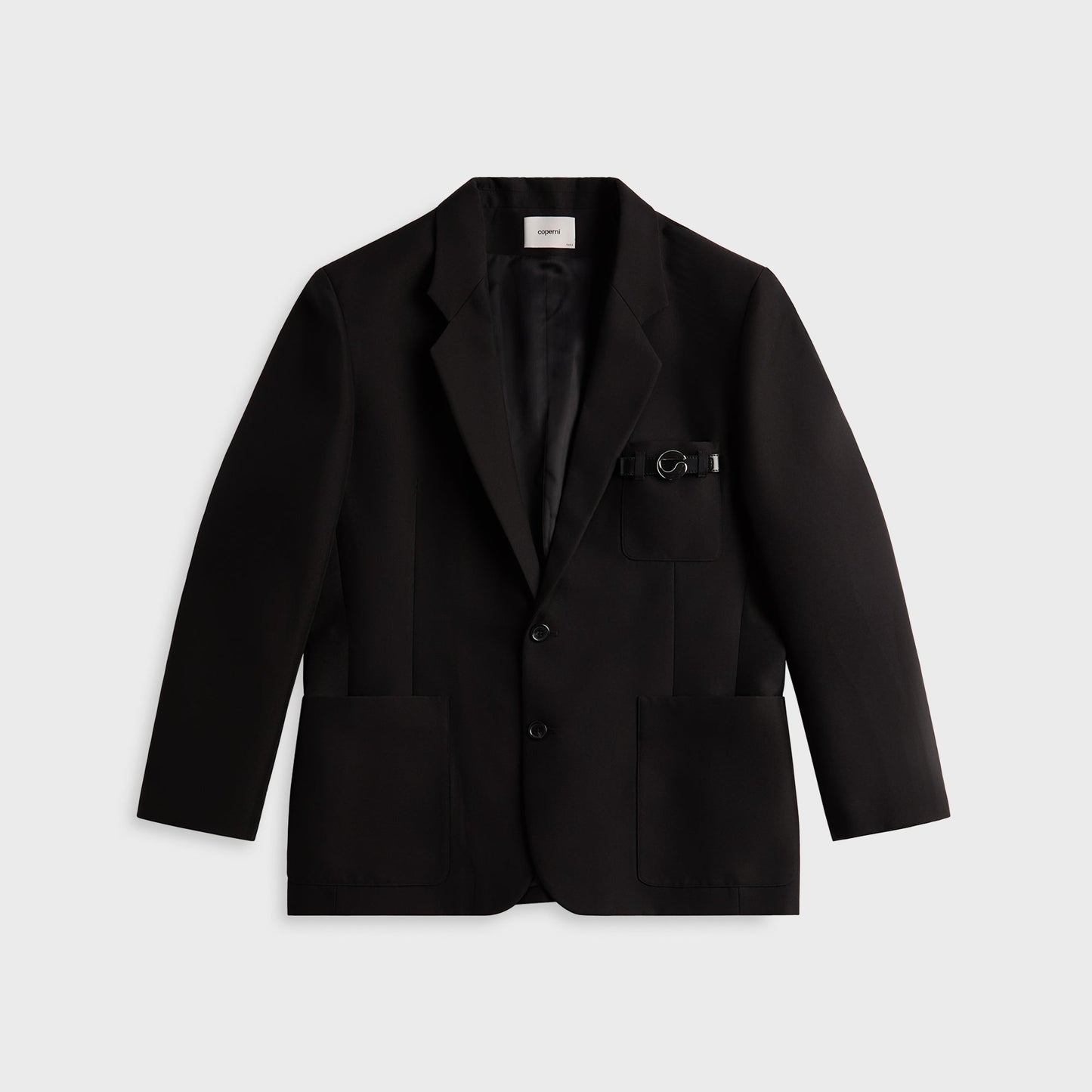 Women Kith Coperni Belted Pocket Tailored Jacket - Black