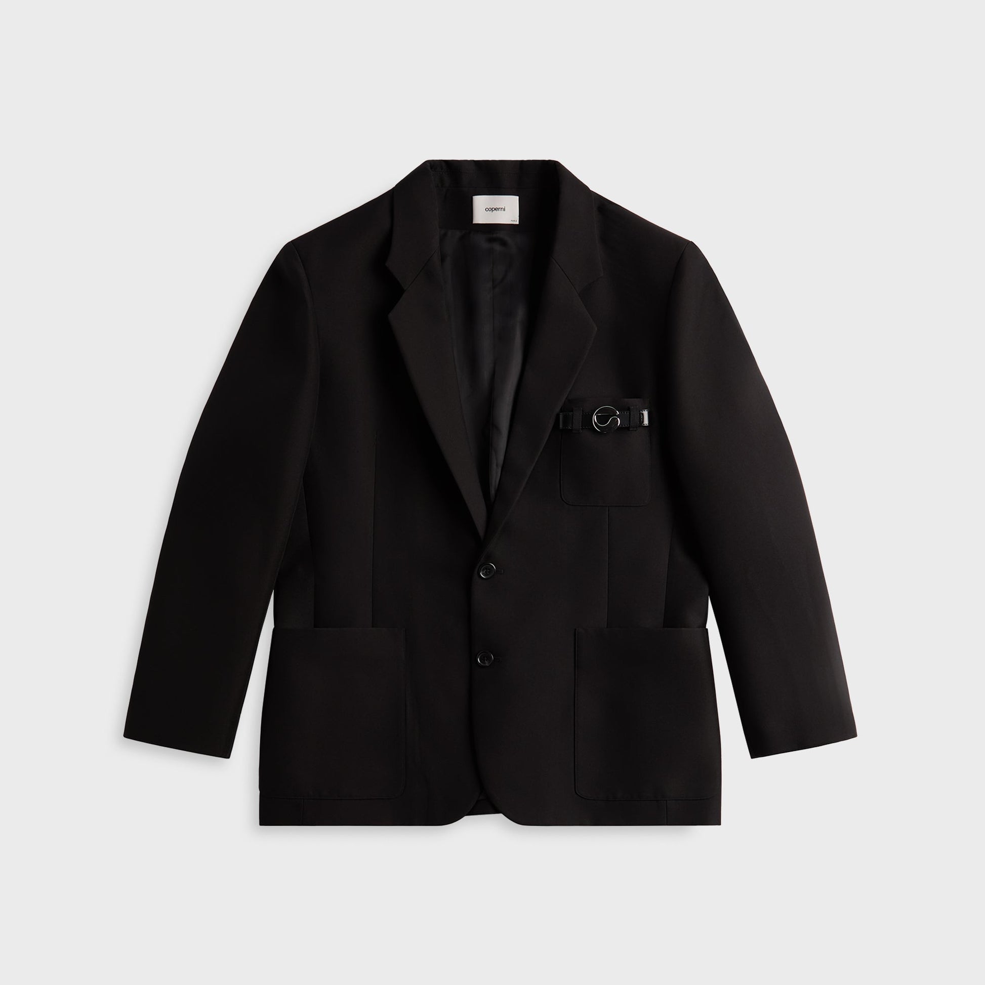 Women Kith Coperni Belted Pocket Tailored Jacket - Black