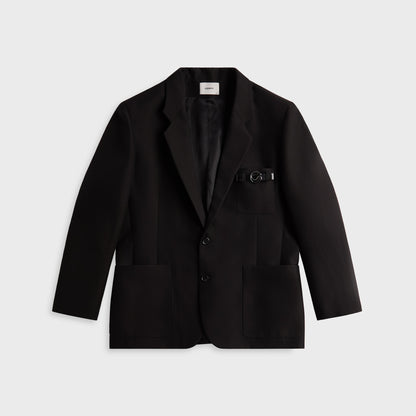 Women Kith Coperni Belted Pocket Tailored Jacket - Black
