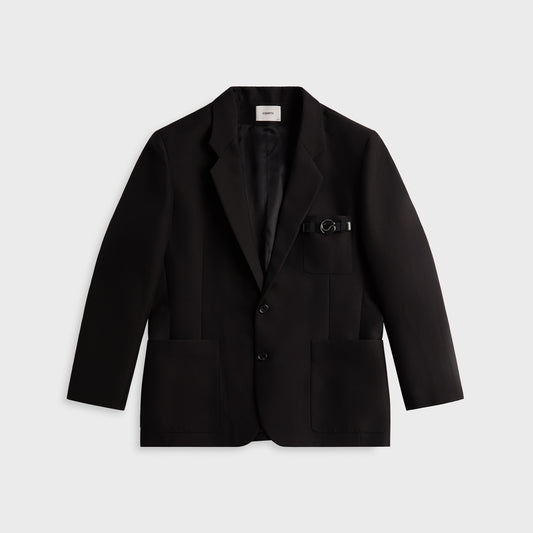 Women Kith Coperni Belted Pocket Tailored Jacket - Black