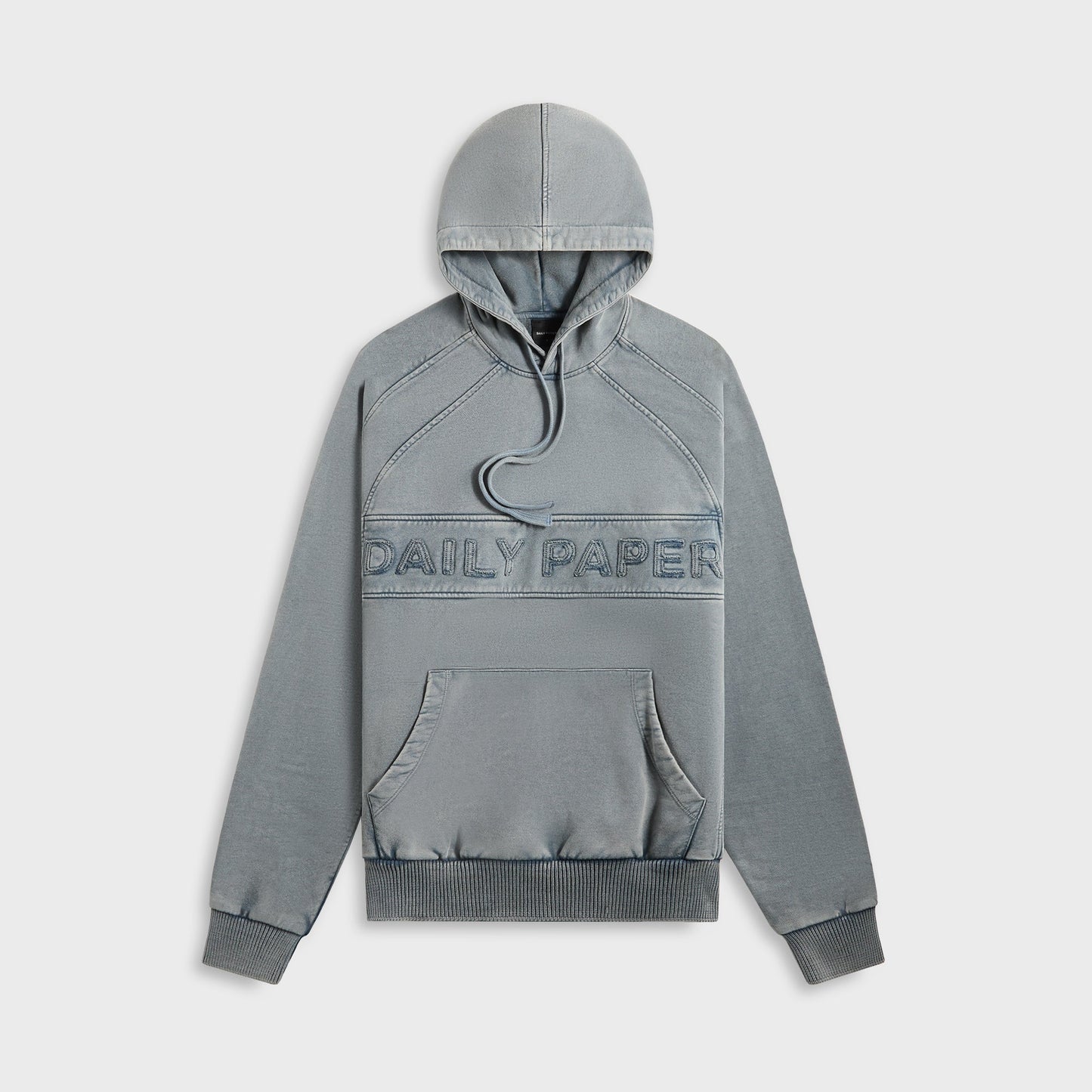 Men Kith Daily Paper Garment Wash Hoodie - Nacreous Clouds