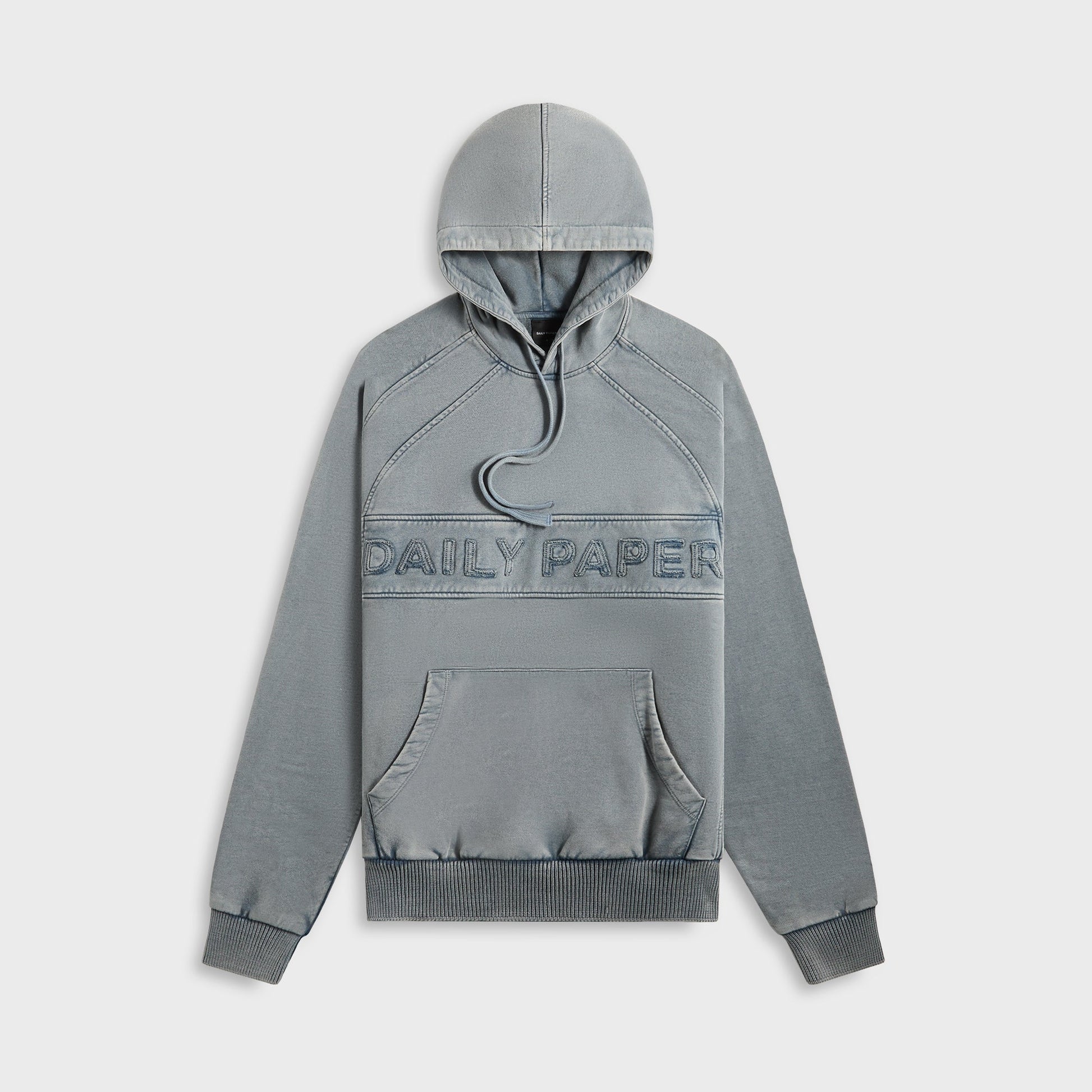 Men Kith Daily Paper Garment Wash Hoodie - Nacreous Clouds