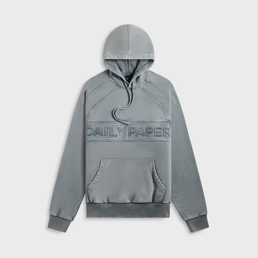 Men Kith Daily Paper Garment Wash Hoodie - Nacreous Clouds